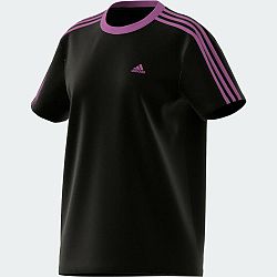 ADIDAS Dámske tričko na fitness čierno-fialové čierna L