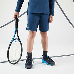 ARTENGO Chlapčenské tenisové termošortky TSH TH 500 modré 8-9 r (131-140 cm)