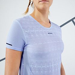 ARTENGO Dámske tenisové tričko TTS Light bledofialové modrá M