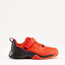 ARTENGO Detská obuv na tenis TS500 Fast suchý zips lávová červená oranžová 30