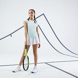 ARTENGO Dievčenské tričko TTS Soft na tenis zelené zelená 14-15 r (161-172 cm)