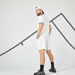 ARTENGO Pánske šortky Dry+ na tenis biele M