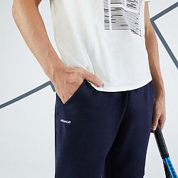 ARTENGO Pánske tenisové nohavice Soft tmavomodré M (W32 L33)