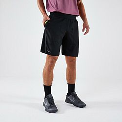 ARTENGO Pánske tenisové šortky Dry+ priedušné čierne L