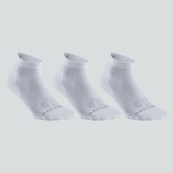 ARTENGO Športové polovysoké ponožky RS160 biele 3 páry biela 47-50