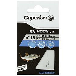 CAPERLAN Montované rybárske háčiky SN Hook barbless 18