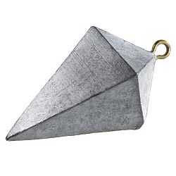 CAPERLAN Olovo v tvare pyramídy na surfcasting 2 ks šedá 170 G
