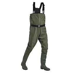 CAPERLAN Rybárske brodiace nohavice 100 PVC khaki S (38-39)