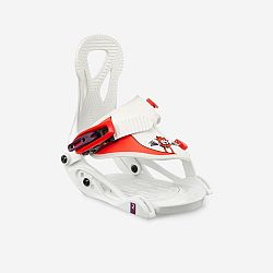 DREAMSCAPE Detské viazanie na snowboard Faky XS bielo-červené biela XS
