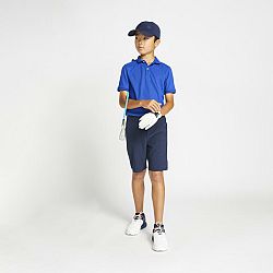 INESIS Detské golfové šortky tmavomodré 8-9 r (131-140 cm)