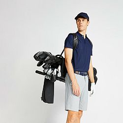 INESIS Pánska golfová polokošeľa Ultralight tmavomodrá M