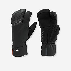 INOVIK Hrejivé rukavice 500 na bežecké lyžovanie čierna 2XL