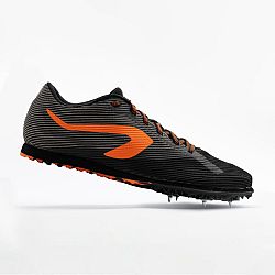 KALENJI Atletická obuv s hrotmi na kros čierno-oranžová šedá 37