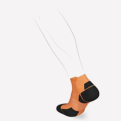 KIPRUN Bežecké členkové ponožky Run900 tenké oranžová 39-40