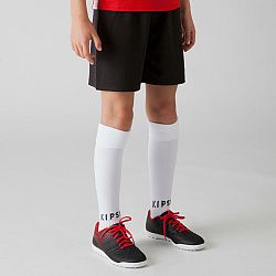 KIPSTA Detské futbalové šortky Essentiel čierne 8-9 r (131-140 cm)