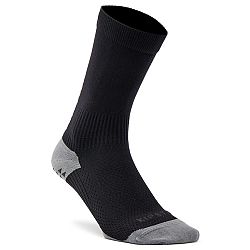 KIPSTA Detské polovysoké futbalové ponožky Viralto MiD II Club čierne 37-38