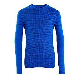 KIPSTA Detské spodné tričko na futbal Keepdry 500 s dlhými rukávmi modré 14-15 r (161-172 cm)