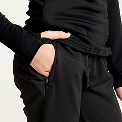 KIPSTA Dievčenské futbalové nohavice Viralto+ čierne 10-11 r (141-148 cm)
