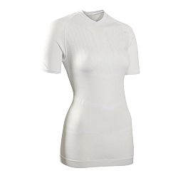KIPSTA Pánske spodné tričko na futbal Keepdry 500 s krátkymi rukávmi biele S