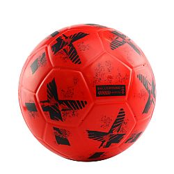 KIPSTA Penová futbalová lopta Ballground 500 veľkosť 4 červeno-čierna červená 4