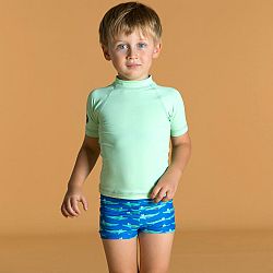 NABAIJI Detské tričko do vody s ochranou proti UV zelené zelená 24 m (82-88 cm)