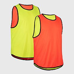 OFFLOAD Obojstranný dres na ragby R500 žlto-oranžový červená 2XS