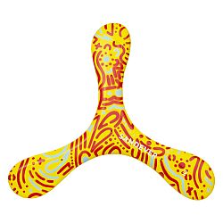 OLAIAN Bumerang pre začiatočníkov z pružného materiálu tlmiaceho nárazy žltá