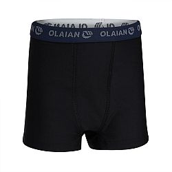 OLAIAN Spodné šortky-boxerky BX 500 Tween čierna 12-13 r (149-159 cm)
