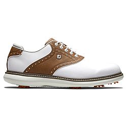 Pánska golfová obuv Footjoy Tradition bielo-hnedá 42