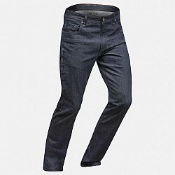 QUECHUA Pánske džínsové nohavice NH500 modrá L (L33)