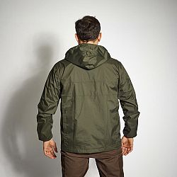 SOLOGNAC Nepremokavá poľovnícka bunda 100 zelená khaki S