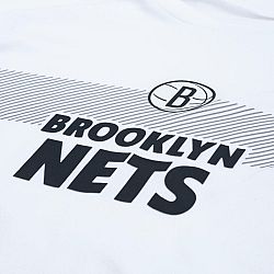 TARMAK Pánske spodné tričko NBA Nets s dlhým rukávom biele XS