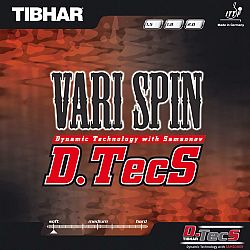TIBHAR Poťah na stolnotenisovú pálku Vari Spin D. Tecs 1,5 mm červený