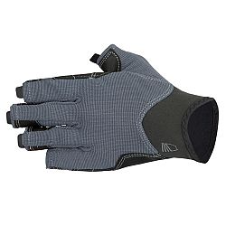 TRIBORD Bezprstové rukavice 500 na jachting tmavosivé šedá XS