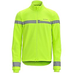VAN RYSEL Pánska zimná cyklistická bunda s dlhým rukávom EN17353 zelená 3XL