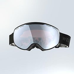 WEDZE Lyžiarske a snowboardové okuliare G900 S1 do zlého počasia čierne L