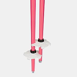 WEDZE Palice na zjazdové lyžovanie Boost 500 Safety ružové 115 cm