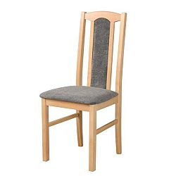 Sconto Jedálenská stolička BOLS 7 biela/svetlosivá