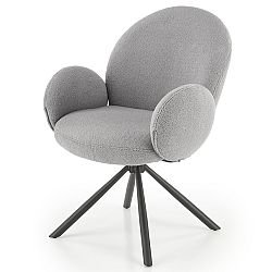 Sconto Jedálenská stolička SCK-498 sivá/čierna
