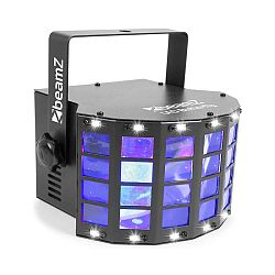 Beamz LED Butterfly 3x3W RGB + 14xSMD Strobe, režim ovládania pomocou hudby alebo automatický režim