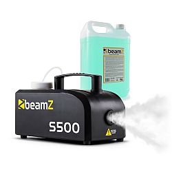 Beamz S500 New Edition, výrobník hmly, vrátane hmlovej kvapaliny, 500W, 50 m³/min