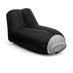 Blumfeldt Airlounge, nafukovacia sedačka, 90 x 80 x 150 cm, ruksak, prateľná, polyester, čierna