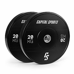 Capital Sports Elongate 2020, kotúče, 2 x 20 kg, tvrdá guma, 50,4 mm