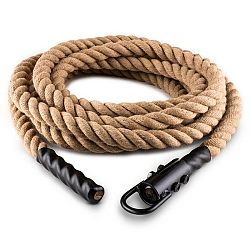 Capital Sports Power Rope H4 s háčikmi 4m 3,8cm konope kyvadlové lano háčik