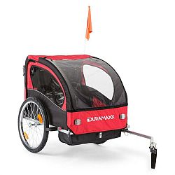 DURAMAXX Trailer Swift, príves na bicykel pre dieťa, 2 sedadlá, 20 kg max.